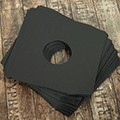 100x LP Innenhuellen Black mit Eckschnitt