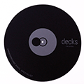 Pro DJ Slipmat + speedmat - Night Edition (decks Logo)