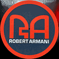 SLIPMAT - ROBERT ARMANI (RED BLACK LOGO)
